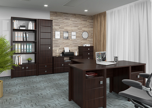 Стол Изабель ИЗ-41К орех темный